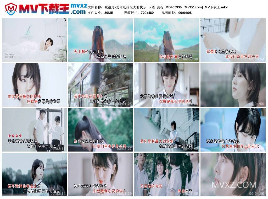 魏渝丹-爱你是我最大的快乐_国语_流行_MD405936